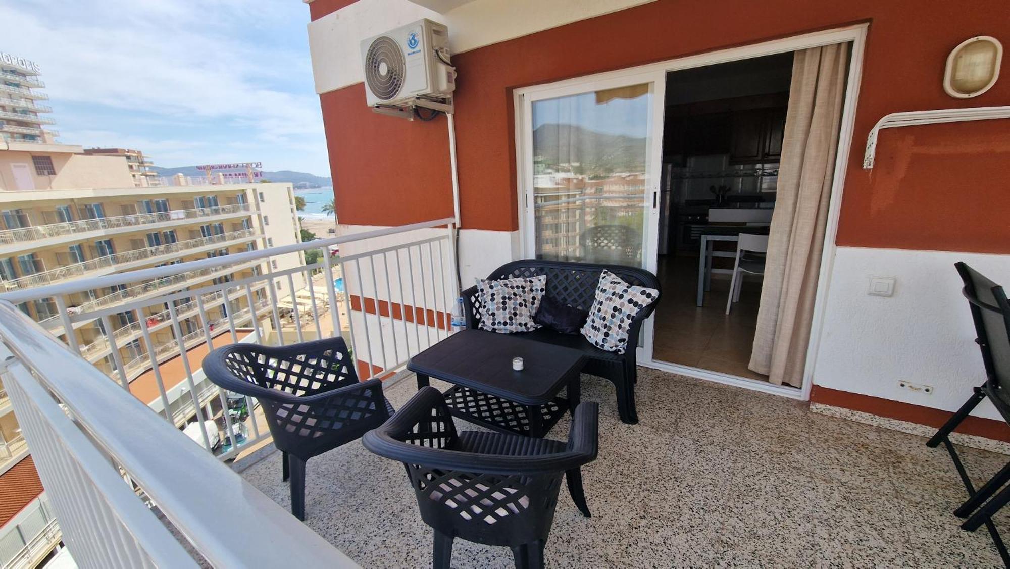 Appartamento Apartamento De 1 Habitacion Frente Al Mar Y Con Piscina Benicàssim Esterno foto